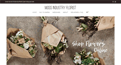 Desktop Screenshot of mossindustryflorist.com.au