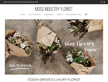 Tablet Screenshot of mossindustryflorist.com.au